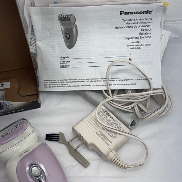 Panasonic ES-WD51-P Ladies Wet/Dry Epiglide Razor ~ Unused In Original Box - Picture 13 of 15